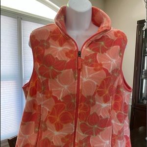 LLBean zip-up fleece vest
